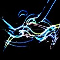 3D colorful space logo