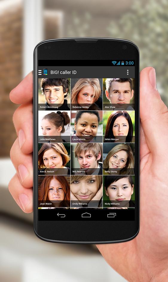 Full Screen Caller ID - BIG! Screen 2