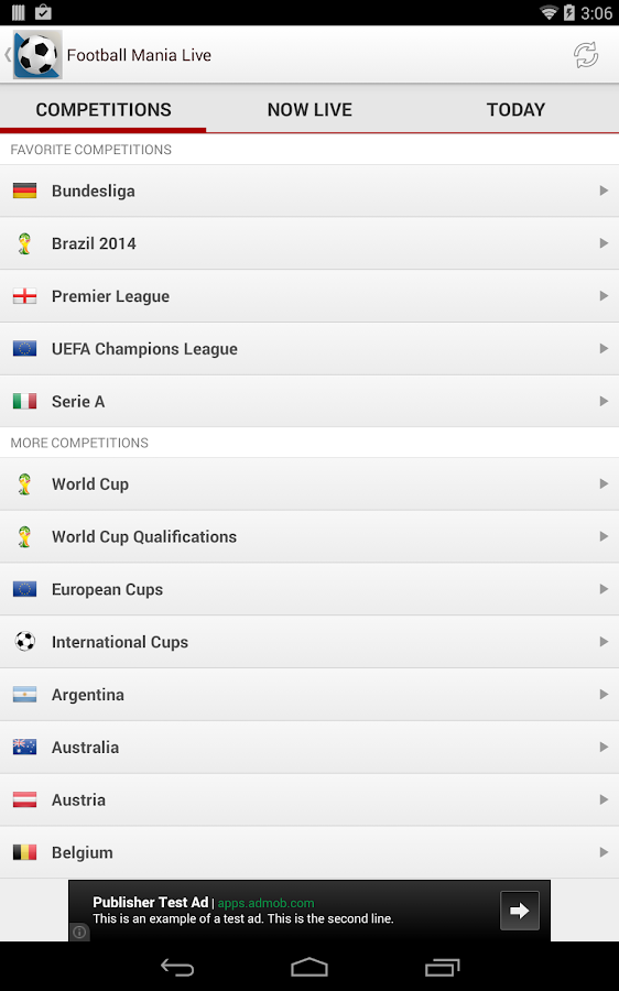 Football Live Scores - Android Apps on Google Play