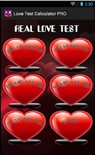 Real Love Test Calculator