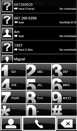 【免費個人化App】ExDialer Theme BIG BLACK-APP點子