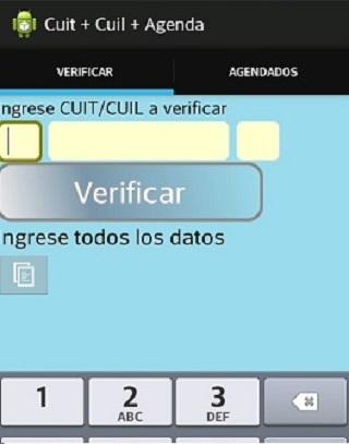 Cuit + Cuil + Agenda