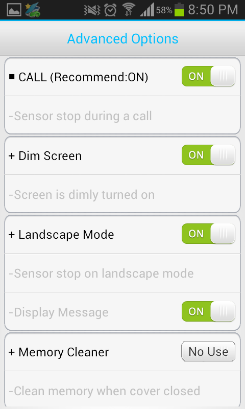 Smart Cover Pro (Screen Off) - screenshot