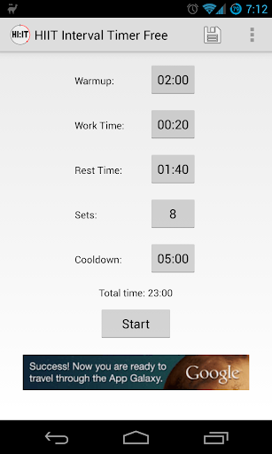HIIT Interval Timer