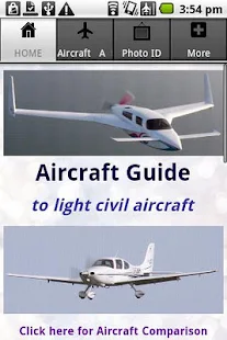 Aircraft Guide civil aircraft