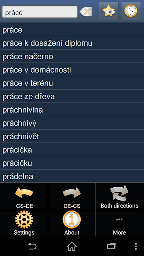 Czech German dictionary +