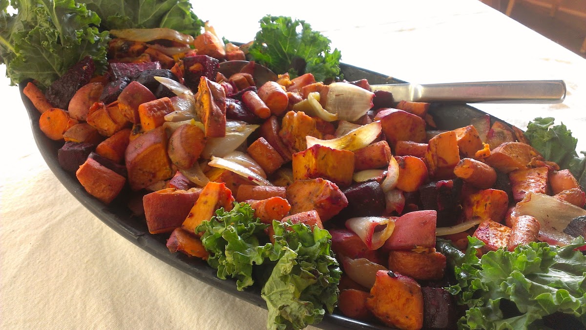 Roasted Root Veggies in the Deli