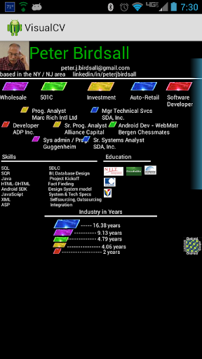 Visual CV