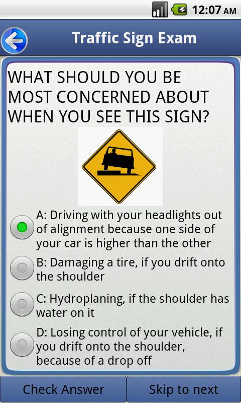 Texas Drivers Handbook Practice Test