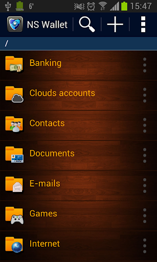 NS Wallet Password Manager App