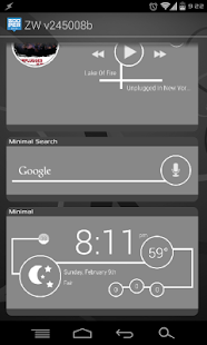 download Minimal - Zooper Widget Pro free