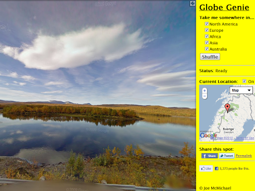 Globe Genie by Joe McMichael - Experiments with Google