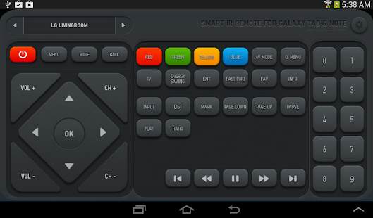 Smart IR Remote - Samsung/HTC - screenshot thumbnail