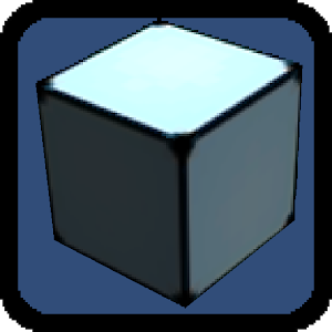 Cube flying. Куб значок.