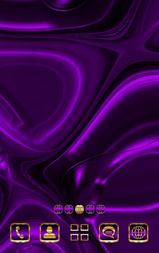 Abstract Violet Go Launcher EX