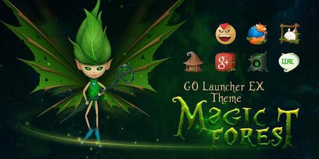 Download Magic Forest GO Launcher Theme APK for PC