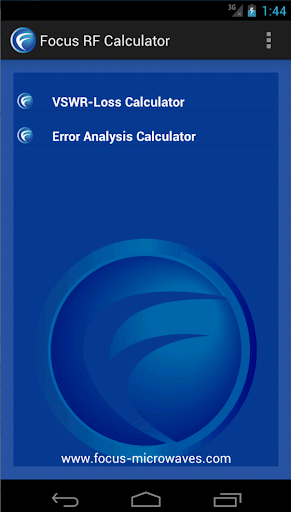 Focus RF Calculator