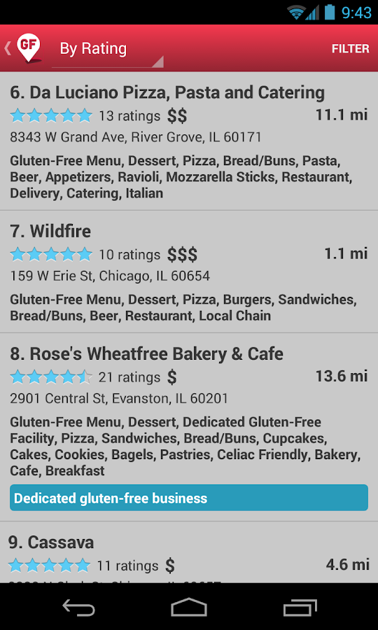 Find Me Gluten Free - Android Apps on Google Play