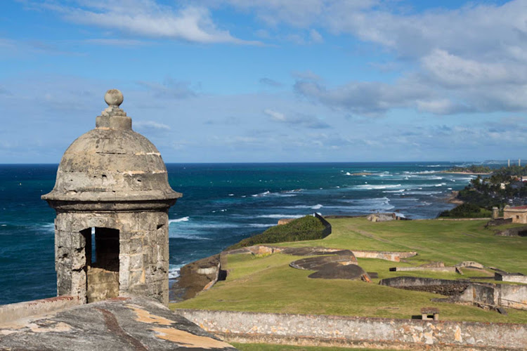 The Garita, or sentry lookout at Castillo de San Cristobal in Old San Juan, Puerto Rico.