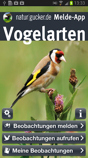 Vogelarten Melde-App