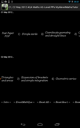 【免費教育App】C1-2 AQA May 2012 Past Papers-APP點子