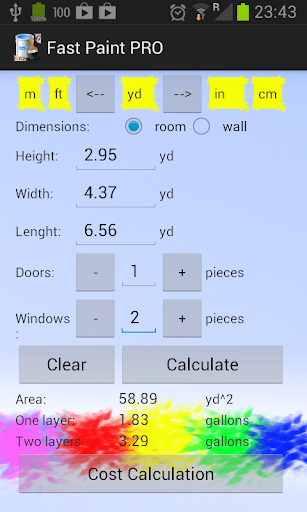 Paint Calculator PRO