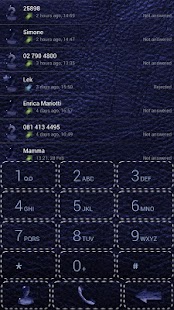 How to mod Dialer Leather Blue theme 1.0 unlimited apk for pc