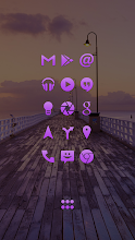 Purple Go Apex Nova Icon Theme APK Download for Android