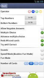 Math Practice Flash Cards PRO poster 5