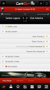 Canlı Skor - screenshot thumbnail