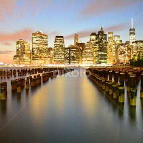 by Wendell Kennedy - City,  Street & Park Skylines