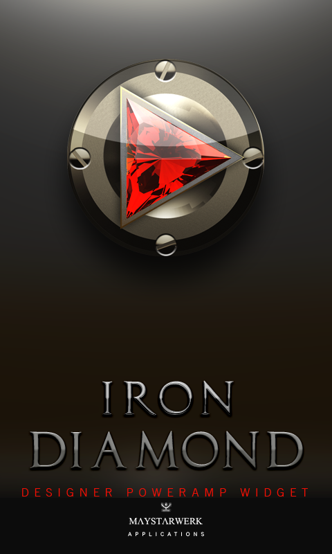 Poweramp Widget Iron Diamond Screen 3