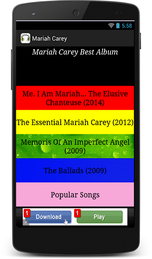 MARIAH CAREY ALBUMS