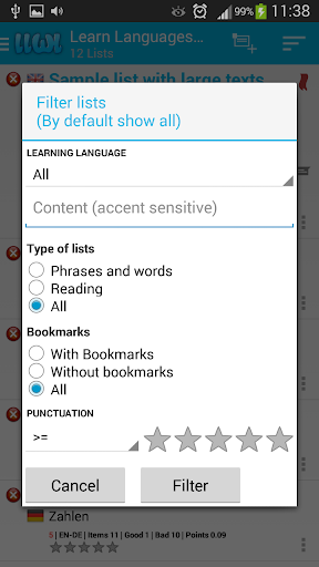 【免費教育App】Learn Languages With Lists-APP點子