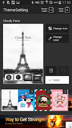 Cloudy Paris Atom Theme poster 5