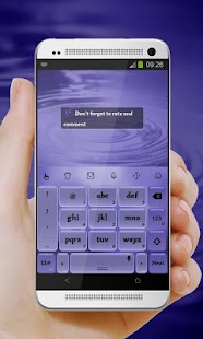Blurry Purple TouchPal Theme Screenshots 14