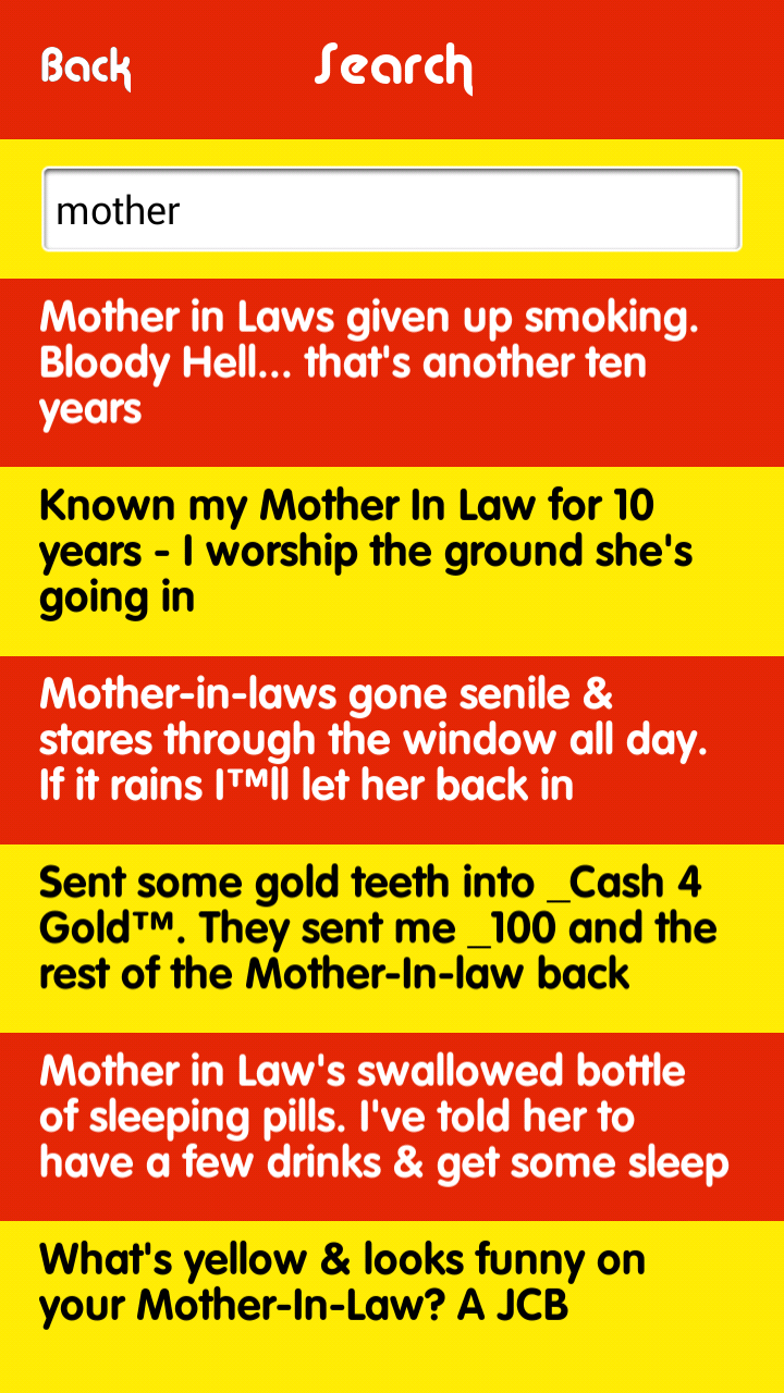 Cheggers Fave Funny Jokes Screen 3