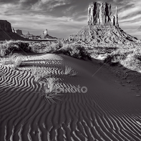 Monument Valley Number 3 by Flavio Mini - Black & White Landscapes