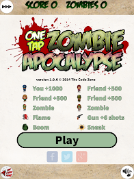 One Tap Zombie Apocalypse Free poster 7
