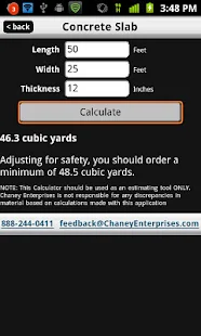 Concrete & Agg Calculator - screenshot thumbnail