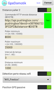 GpsDomotik Screen 3