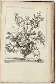 Boeket in glazen vaas