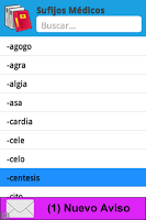 Sufijos médicos Lite APK تصویر نماگرفت #2