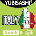 YUBISASHI English-Italy logo