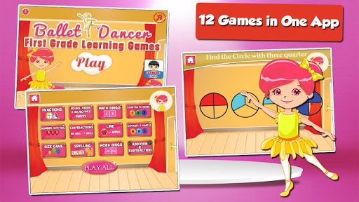 Ballerina Games for Grade 1