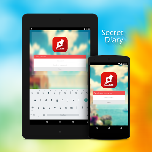 Secret diary with password