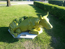 Green Herb Cow