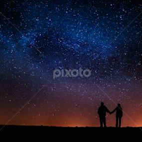 walking with the stars by Konrad Świtlicki-Paprocki - Landscapes Starscapes