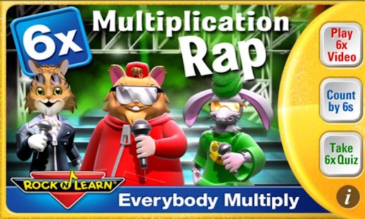 Multiplication Rap 6x