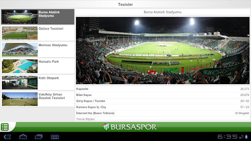 【免費運動App】Bursaspor Tablet-APP點子